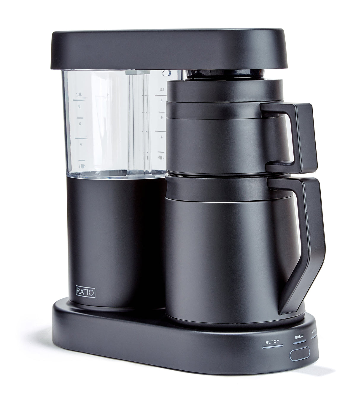 Ratio 6 brewer in black on white 